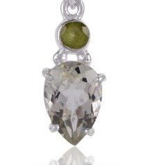 Peridot & Green Amethyst Pendant